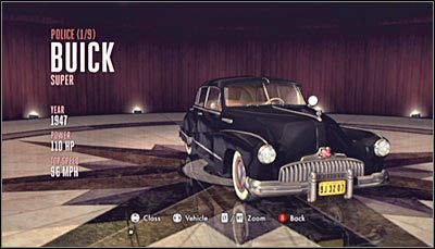 Odnajdywanie: Samochodu tego nie można pominąć, gdyż jest on wykorzystywany przez głównego bohatera podczas rozwiązywania śledztw w wydziale Traffic - Kategoria Police (Pojazdy policji) | Pojazdy w LA Noire - L.A. Noire - poradnik do gry