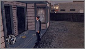 Odszukaj w oznaczonym punkcie parking z budką i widocznym w oddali szarym domem #1 - Taśmy - Mapa 3 | Taśmy filmowe w LA Noire - L.A. Noire - poradnik do gry