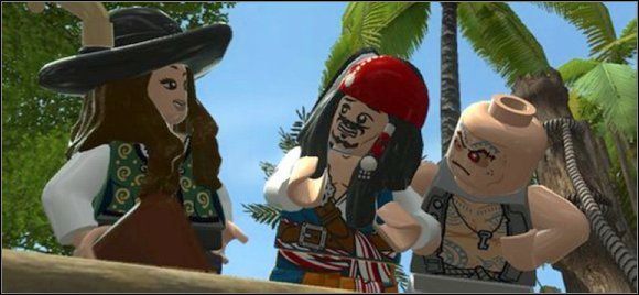 Postacie, które nie chcą zostać kupione trzeba wyzwać na pojedynek - po prostu atakujemy je mieczem i walczymy - Poradnik do gry - Postacie | LEGO Piraci z Karaibów - LEGO Piraci z Karaibów - poradnik do gry