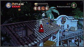 Butelka 3 - W części poziomu, do której dostaniemy się zdobywając butelkę nr 2 wysadzamy kamienie blokujące wejścia do jaskini po lewej (Marty) - Tortuga - butelki | Klątwa Czarnej Perły | LEGO Piraci z Karaibów - LEGO Piraci z Karaibów - poradnik do gry