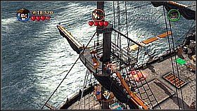 Butelka 6 i 7- Na Czarnej Perle znajduje się oszklona luka - niszczymy ją krzykiem Syreny - Czarna Perła atakuje - butelki | Klątwa Czarnej Perły | LEGO Piraci z Karaibów - LEGO Piraci z Karaibów - poradnik do gry