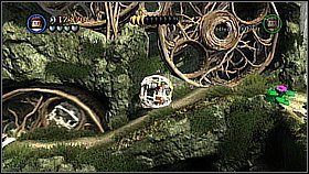 Wjeżdżamy do otworu w dużym kole - musimy podjechać w stronę tła - Pelegosto - opis przejścia | Skrzynia umarlaka | LEGO Piraci z Karaibów - LEGO Piraci z Karaibów - poradnik do gry