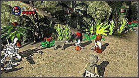 Nad rzeką korzystamy z kompasu Jacka, aby odnaleźć kość - Pelegosto - opis przejścia | Skrzynia umarlaka | LEGO Piraci z Karaibów - LEGO Piraci z Karaibów - poradnik do gry