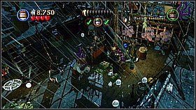 Wracamy na środkową część pokładu i przesuwamy zielony przycisk - Tajemnica Holendra - opis przejścia | Skrzynia umarlaka | LEGO Piraci z Karaibów - LEGO Piraci z Karaibów - poradnik do gry