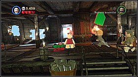 Zanosimy trzecią skrzynkę na zielone miejsce - Kraken - opis przejścia | Skrzynia umarlaka | LEGO Piraci z Karaibów - LEGO Piraci z Karaibów - poradnik do gry