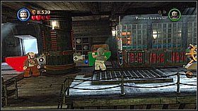 Udajemy się na schody po lewej - rozsypią się - Kraken - opis przejścia | Skrzynia umarlaka | LEGO Piraci z Karaibów - LEGO Piraci z Karaibów - poradnik do gry