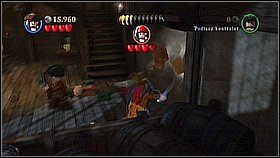 Biegniemy w prawo i walczymy z fałszywym Jackiem - Serce Londynu - opis przejścia | Na nieznanych wodach | LEGO Piraci z Karaibów - LEGO Piraci z Karaibów - poradnik do gry