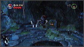 Zanosimy koło na mechanizm i uruchamiamy go - Źródło wiecznej młodości - opis przejścia | Na nieznanych wodach - LEGO Piraci z Karaibów - poradnik do gry