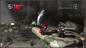 Rzucamy bombą w srebrne klocki - Źródło wiecznej młodości - opis przejścia | Na nieznanych wodach - LEGO Piraci z Karaibów - poradnik do gry