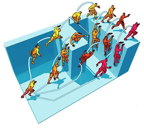 Dzięki temu wszystkiemu możesz przemierzać mapy w Brinku na setki sposobów, a każdą postacią będzie się grało zupełnie inaczej w zależności od budowy ciała (lekka, średnia i ciężka) - System SMART | Podstawy Brink - Brink - poradnik do gry