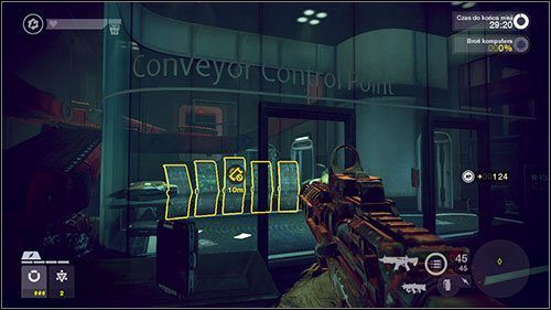 Jeśli ochronie uda się zhakować komputer, będziesz musiał razem z drużyną bronić sejfu, w którym znajduje się klucz danych - Misje Ruchu Oporu (1 - 3) | Kampania Brink - Brink - poradnik do gry