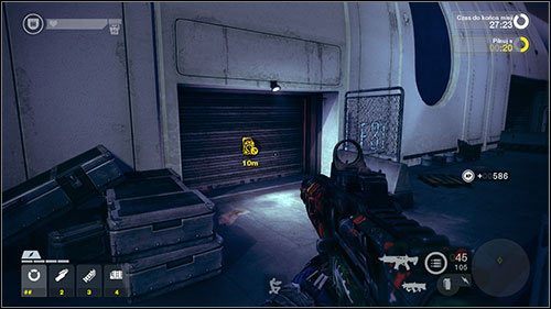 Za brama, którą właśnie wysadziłeś znajduje się płyn hydrauliczny, który musisz dostarczyć do hangaru, w którym znajduje się wasz cel - samolot - Misje Ruchu Oporu (6 - 8) | Kampania Brink - Brink - poradnik do gry