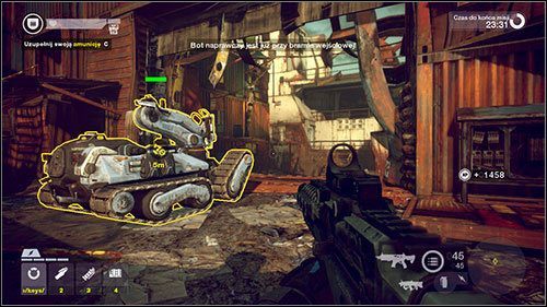 Kiedy bot osiągnie pierwszy punkt docelowy, trzeba go będzie przetransportować nad wykopem - Misje Ochrony (1 - 3) | Kampania Brink - Brink - poradnik do gry