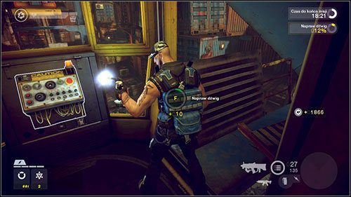 Kiedy bot przeprawi się już przez wykop i dotrze do laboratorium Ruchu Oporu, otworzy do niego przejście - Misje Ochrony (1 - 3) | Kampania Brink - Brink - poradnik do gry