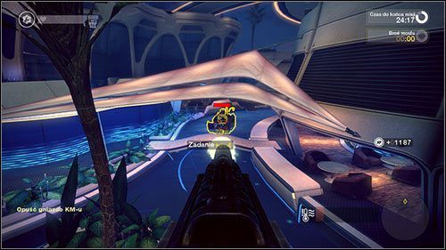 Bot przeciwnika natknie się w końcu na mostek, który uniemożliwia mu przejechanie - Misje Ochrony (7 - 8) | Kampania Brink - Brink - poradnik do gry