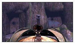 Przesunąłem kapsułę w lewo i skierowałem celownik na żółty znak na ścianie - Tunele Bosha cz.3 | Schizm Prawdziwe Wyzwanie - Schizm: Prawdziwe Wyzwanie - poradnik do gry