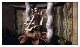 Pobiegłem tam, poprzez ciemne przejście na wprost i po chwili stałem tuż pod posągiem - Tunele Bosha cz.4 | Schizm Prawdziwe Wyzwanie - Schizm: Prawdziwe Wyzwanie - poradnik do gry