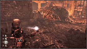 Klatkę piersiową odnajdziemy w tym samy pomieszczeniu zniszczonego budynku, zaraz za schodami [1] - Rozdział 4- Miasto Llyr | Opis przejścia Hunted Kuźnia Demona - Hunted: Kuźnia Demona - poradnik do gry