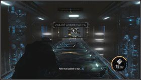 Na koniec aktywujemy przełącznik [1] i wracamy do wcześniejszego korytarza, aby przebiec po moście - Terraformer | Opis przejścia Red Faction Armageddon - Red Faction: Armageddon - poradnik do gry