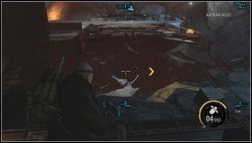 W kolejnej większej jaskini trafimy na sporą grupę robaków, w tym zielony gatunek bestii - Droga do Bastionu | Opis przejścia Red Faction Armageddon - Red Faction: Armageddon - poradnik do gry