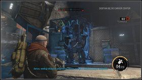 Po przejażdżce biegniemy przed siebie walcząc z przeciwnikami - Droga do Bastionu | Opis przejścia Red Faction Armageddon - Red Faction: Armageddon - poradnik do gry