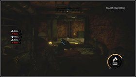 Tutaj musimy odeprzeć atak kilku wrogów [1] i skręcić do ciemnego korytarza z prawej - Ścigany | Opis przejścia Red Faction Armageddon - Red Faction: Armageddon - poradnik do gry