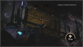 Niestety, wróg szybko znajdzie drogę do nas - ponownie niszczymy beczki, aby go spowolnić - Maruder i walka z Halem | Opis przejścia Red Faction Armageddon - Red Faction: Armageddon - poradnik do gry