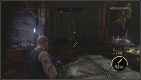 Dotrzemy do pomieszczenia z kilkoma sprzymierzeńcami i mnóstwem potworów - Obrona Marudera | Opis przejścia Red Faction Armageddon - Red Faction: Armageddon - poradnik do gry