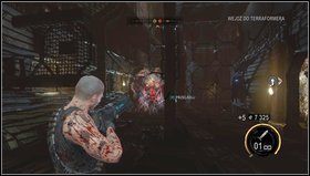 W środku [1] niszczymy kokony i pokonujemy wrogów - Królowa i powrót do Terraformera | Opis przejścia Red Faction Armageddon - Red Faction: Armageddon - poradnik do gry