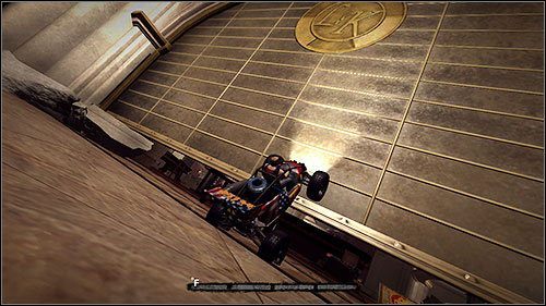 Wysiądź z samochodziku by pokonaj dalszą część trasy pieszo - 5.2. The Lady Killer (2) | Kampania w Duke Nukem Forever - Duke Nukem Forever - poradnik do gry