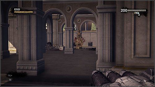 Po tym jak jeden z kolegów z EDF zniszczy barykadę udaj się za swoim nowym pomagierem - 6. Vegas In Ruin | Kampania w Duke Nukem Forever - Duke Nukem Forever - poradnik do gry