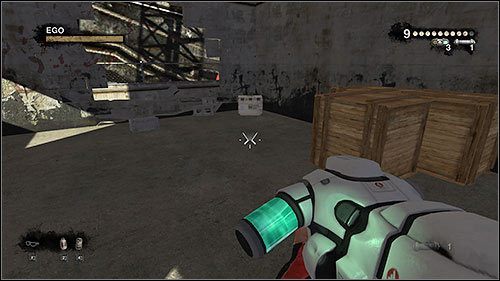 Używając go odblokujesz również osiągnięcie Hes Got a hologram - 12.3. Duke Burger (3) | Kampania w Duke Nukem Forever - Duke Nukem Forever - poradnik do gry