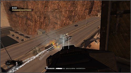 Po zakończeniu przelotu, transportowiec EDF zrzuci w okolicy ciężarówkę Dukea - 13.1. The Mighty Foot (1) | Kampania w Duke Nukem Forever - Duke Nukem Forever - poradnik do gry