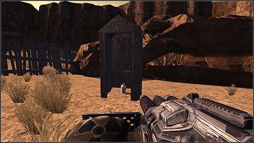 Samą stodołę okupują dwaj obcy większego kalibru, z latającym tłuściochem na dokładkę - 14. Ghost Town | Kampania w Duke Nukem Forever - Duke Nukem Forever - poradnik do gry