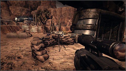 Gdy już się z nimi uporasz, nad kanion nadleci statek bojowy obcych - 15.2. Highway Battle (2) | Kampania w Duke Nukem Forever - Duke Nukem Forever - poradnik do gry