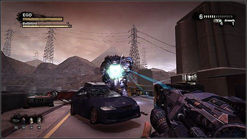 Tego Pit Lorda będziesz musiał osłabić dwa razy, nim w końcu będziesz go mógł ostatecznie upokorzyć - 16. Dam Top | Kampania w Duke Nukem Forever - Duke Nukem Forever - poradnik do gry