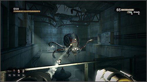 Octaking nawet po przegranej walce nie da za wygraną i zacznie przyciągać do siebie platformę suwnicy - 19. Generator Room | Kampania w Duke Nukem Forever - Duke Nukem Forever - poradnik do gry