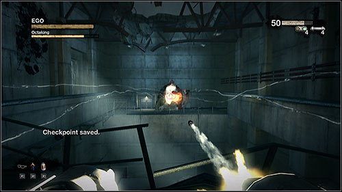 Po wygranej walce pozostaje Ci już tylko zejść z platformy i przejść do pomieszczenia z windą - 19. Generator Room | Kampania w Duke Nukem Forever - Duke Nukem Forever - poradnik do gry