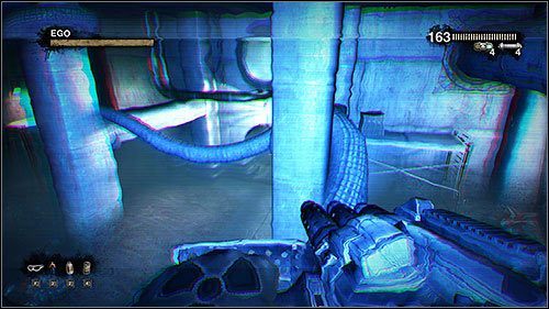 Po wyjściu z szybu przeskocz po unoszących się na wodzie szpulach by dostać się na drugi brzeg - 21.2. The Clarifier (2) | Kampania w Duke Nukem Forever - Duke Nukem Forever - poradnik do gry