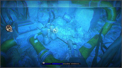 Teraz pozostaje Ci już tylko podążać za żółtymi rurami, które będą prowadziły Cię od zaworu do zaworu - 22.1. Blowin The Dam (1) | Kampania w Duke Nukem Forever - Duke Nukem Forever - poradnik do gry