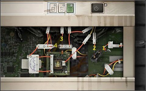 Pojawi się zbliżenie przewodów - Zepsuta kopiarka | Rozdział 1 | Black Mirror III - Black Mirror III - poradnik do gry