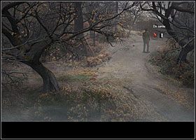 Kiedy znajdziesz się na uliczce w Willow Creek (przy muzeum i gabinecie dr Winterbottom), nie przechodź przez most, tylko idź do końca (w lewo) wzdłuż budynku, stamtąd wejdź na drogę do lasu - Victoria | Rozdział 1 | Black Mirror III - Black Mirror III - poradnik do gry