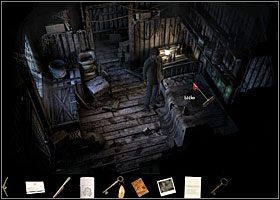 Obadaj teraz stojące obok łóżko, Adrian zorientuje się, że coś jest pod spodem - Chata w lesie | Rozdział 1 | Black Mirror III - Black Mirror III - poradnik do gry