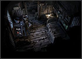 Zainteresuj się także stojącą pod oknem zamkniętą skrzynią - jej kłódkę da się otworzyć wydostanym z lampy kluczem - Chata w lesie | Rozdział 1 | Black Mirror III - Black Mirror III - poradnik do gry