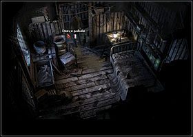 Teraz możesz wyciąć piłą otwór w podłodze przy tylnych drzwiach, przez który wydostań się na zewnątrz - Chata w lesie | Rozdział 1 | Black Mirror III - Black Mirror III - poradnik do gry