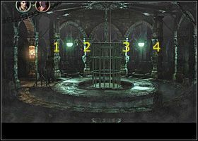 Po zanurzeniu się w wodzie, natychmiast wynurz się z powrotem, klikając na linę po prawej (ikonka opuszczania zbliżenia) - Kanały (2) | Rozdział 6 | Black Mirror III - Black Mirror III - poradnik do gry