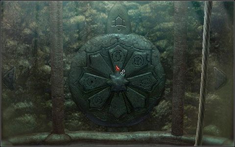 Na szczycie pierwszej z tarcz, odpowiadającej pierwszej kolumnie, symbolem głównym jest dom - Kanały (2) | Rozdział 6 | Black Mirror III - Black Mirror III - poradnik do gry