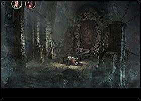 Przyjrzyj się ołtarzowi, po czym ulokuj na nim szczątki Mordreda - Układanie szkieletu | Rozdział 6 | Black Mirror III - Black Mirror III - poradnik do gry