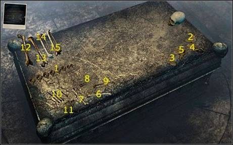 3 - Układanie szkieletu | Rozdział 6 | Black Mirror III - Black Mirror III - poradnik do gry