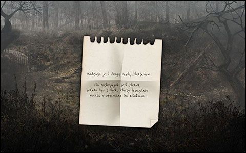 Adrian próbujący wydostać się ze zwierciadła Black Mirror - rysunek ten można odblokować w rozdziale czwartym, ponownie odczytując trzecią wiadomość o Strażnikach, którą Adrian znajduje na wschodnim bagnie w stosie kamieni - Zdjęcia (11-24) | Dodatki | Black Mirror III - Black Mirror III - poradnik do gry